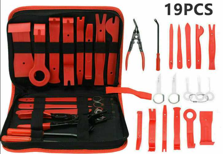 Tool Kit: Clips & fasteners 19 Pce